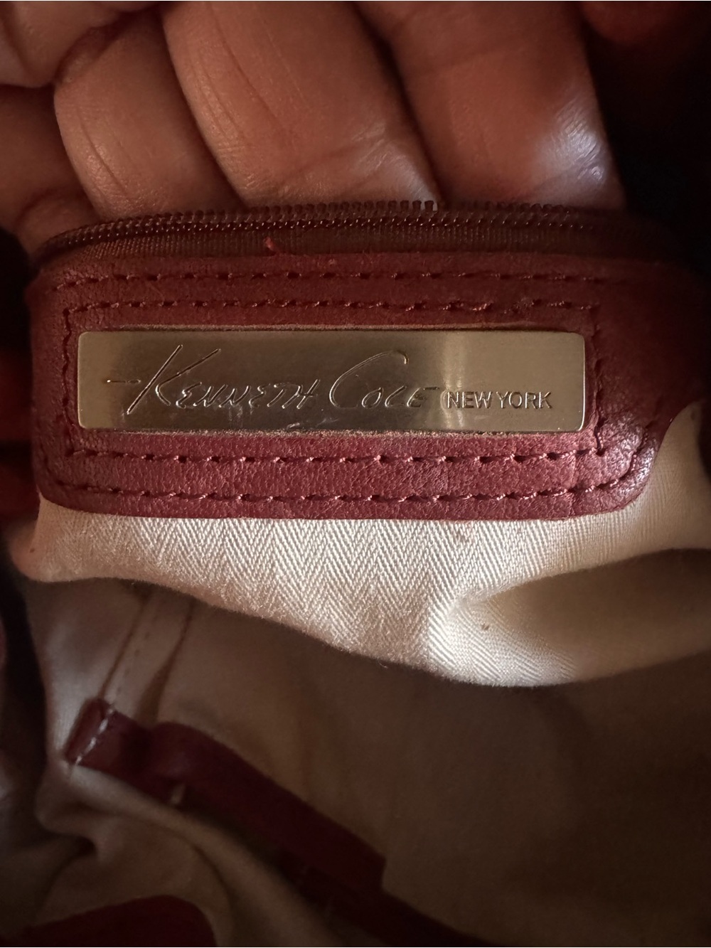 Kenneth Cole New York Vintage Drawstring Shoulder Bag - Picture 3 of 8